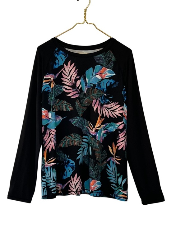Reel Legends Tops - Reel Legends Reel-Tec Colorful Tropical Print Performance Top XL